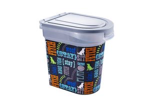 Hộp đựng thức ăn cho thú cưng Honokage 15 lbs IML có vòng silicon