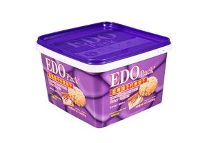 Hộp đựng bánh quy vuông 3l